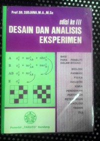 Image of Desain dan Analisis Eksperimen