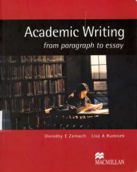 Image of Academic Writing : from paragraph to essay