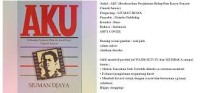 Image of Aku : berdasarkan perjalanan hidup dan karya penyair