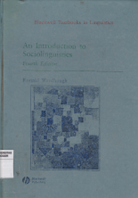 Image of An introduction to sociolinguistics