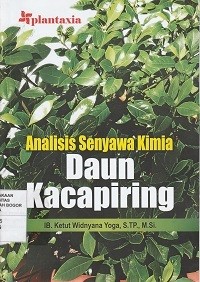 Image of Analisis senyawa kimia : daun kacapiring