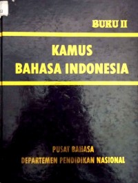 Image of Kamus bahasa indonesia buku ii