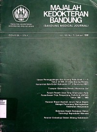 Image of Majalah Kedokteran Bandung