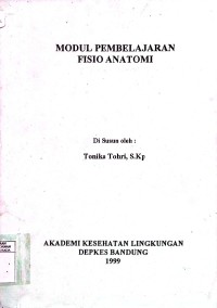 Image of Modul pembelajaran fisio anatomi