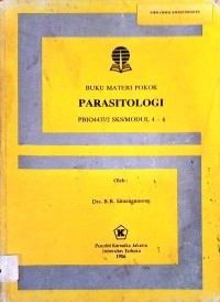 Image of Buku materi pokok parasitologi