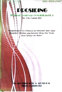 Image of Mengembangkan guru profesional dan berkarakter dalam upaya mewujudkan pendidikan yang berualitas menuju kota ternate bahari berkesan dan madani