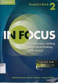 Image of In Focus : a vocalbulary, reading and critical thinking skills course