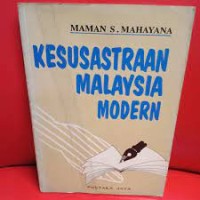 Image of Kususastraan malaysia modern