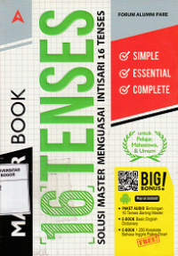 Image of Master book; 16 tenses: solusi master menguasai intisari 16 tenses