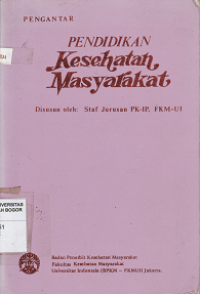 Image of Pendidikan kesehatan masyarakat