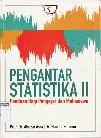 Image of Pengantar Statistika II : Panduan Bagi Pengajar Dan Mahasisawa