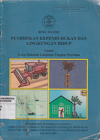 Image of Buku materi pendidikan kependudukan dan lingkungan hidup untuk guru sekolah lanjutan tingkat pertama