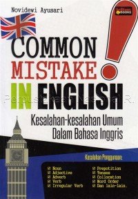 Image of Common Mistake In English : Kesalahan-Kesalahan Umum Dalam Bahasa Inggris