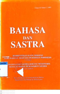 Image of Bahasa Dan Sastra