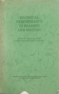 Image of Bilingual performance in reading and writing