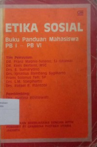 Image of Etika sosial