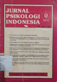 Image of Jurnal psikologi indonesia