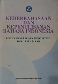 Image of Keberbahasaan dan kepenulisanan bahasa indonesia