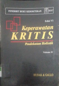 Image of Keperawatan kritis:pendekatan holistik volume II edisi VI