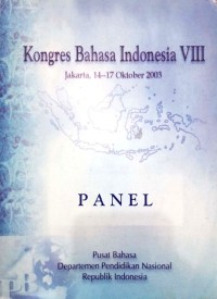 Image of Kongres Bahasa Indonesia VII: Panel