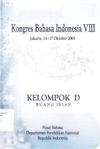 Image of Kongres bahasa indonesia VIII