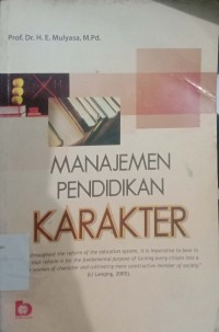 Image of Manajemen pendidikan karakter