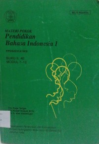 Image of Materi pokok pendidikan bahasa indonesia 1