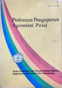 Image of Pedoman pengajaran apresiasi puisi