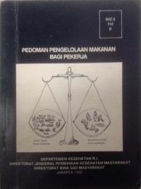 Image of Pedoman pengelolan makanan bagi pekerja