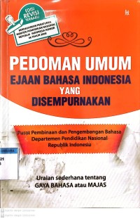 Image of Pedoman umum ejaan bahasa indonesia yang disempurnakan