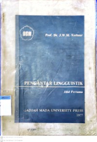 Image of Pengantar Lingguistik