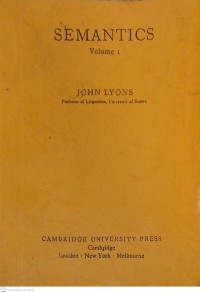 Image of Semantics volume 1