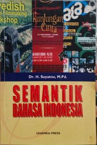 Image of Semantik bahasa indonesia