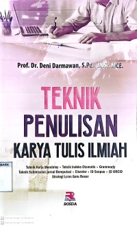 Image of Teknik penulisan karya tulis ilmiah