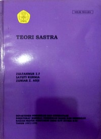 Image of Teori Sastra