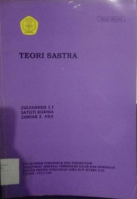 Image of Teori sastra