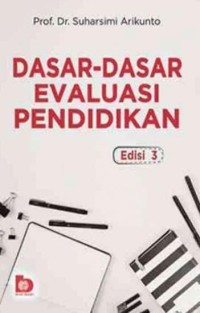 Image of Dasar-dasar evaluasi pendidikan Edisi 3