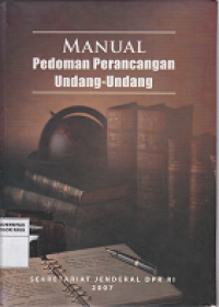 Image of Manual pedoman perancangan undang-undang
