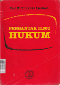 Image of Pengantar ilmu hukum