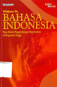 Image of Bahasa Indonesia : Mata Kuliah Pengembangan Kepribadian Diperguruan Tinggi
