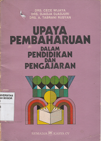 Image of Upaya pembaharuan dalam pendidikan dan pengajaran